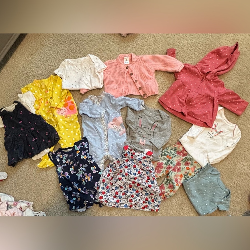carters girls 3 month bundle